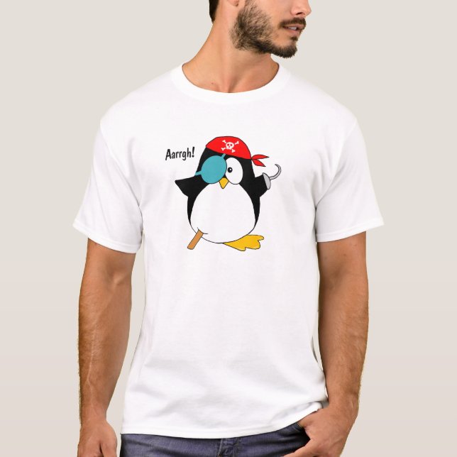 T-shirt Pingouin de pirate (Devant)