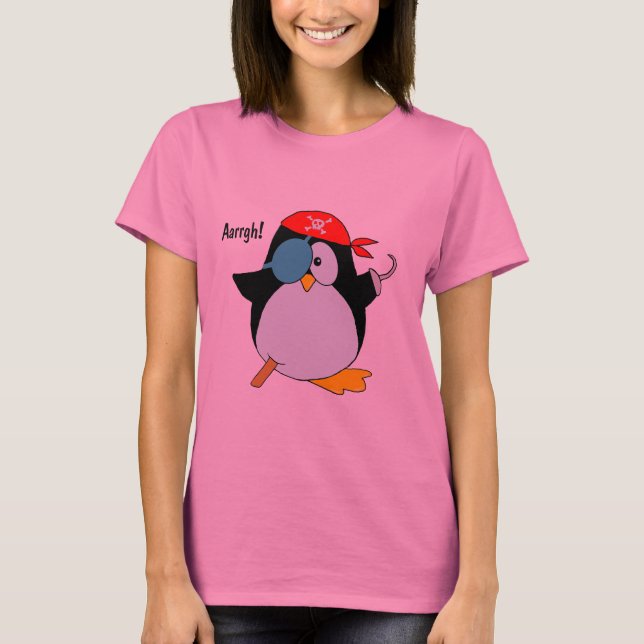 T-shirt Pingouin de pirate (Devant)