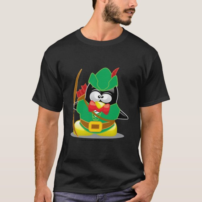 T-shirt Pingouin de Robin Hood (Devant)