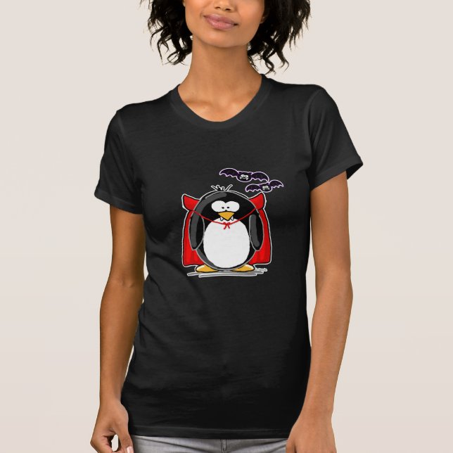 T-shirt Pingouin de vampire (Devant)