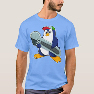 T-shirt Pingouin en mécanique avec outil