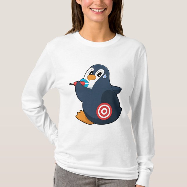 T-shirt Pingouin fléchettes fléchettes (Devant)