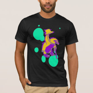 T-shirt pingouin frais fou de casquette supérieur