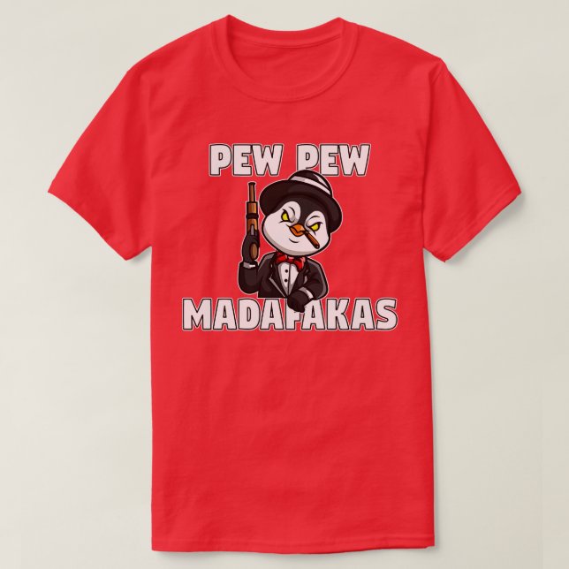 T-shirt Pingouin mafia (Design devant)