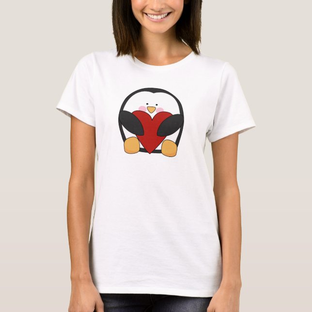T-shirt Pingouin, manches pour femmes ComfortSoft® (Devant)