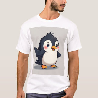 T-shirt pingouin mignon