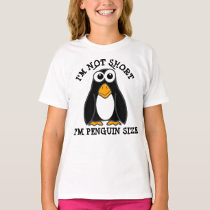 T-shirt Pingouin mignon Je ne suis pas une courte citation