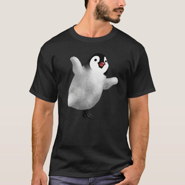 T-shirt Pingouin mignon Pingouin Happy Penguin (Devant)