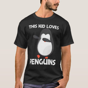 T-shirt Pingouin mignon pour enfants garçons Animal Antarc