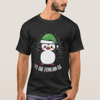 Pingouin Noël Jour Ice Oiseau animal Père Noël