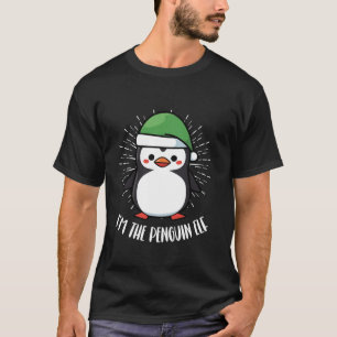 T-shirt Pingouin Noël Jour Ice Oiseau animal Père Noël