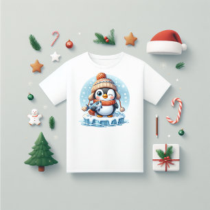 T-shirt Pingouin pêche amusante
