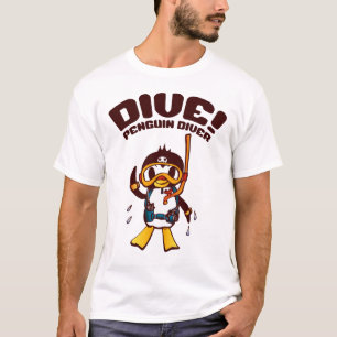 T-shirt Pingouin plongeur