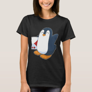 T-shirt Pingouin Poker jeu de cartes de Poker