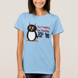 T-shirt Pingouin pour le président '08