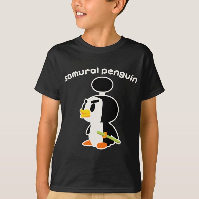 T-shirt Pingouin samouraï (Devant)