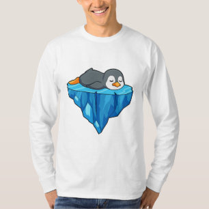 T-shirt Pingouin sur glace floc