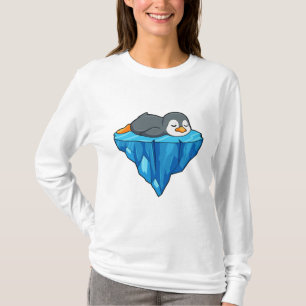 T-shirt Pingouin sur glace floc