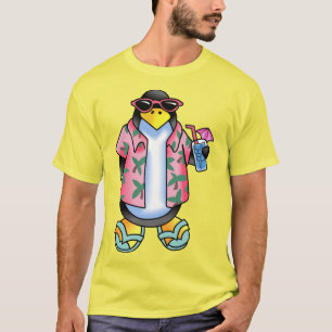 T-shirt Pingouin tropical