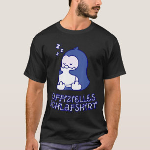 T-shirt Pingouins Dormir Pyjama robe de nuit Rêver Lit