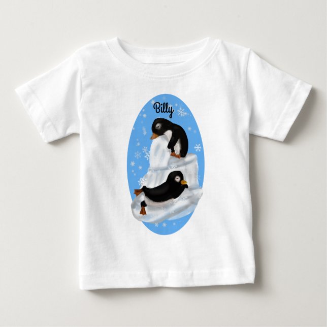 T-shirt Pingouins Napping Toddler (Devant)