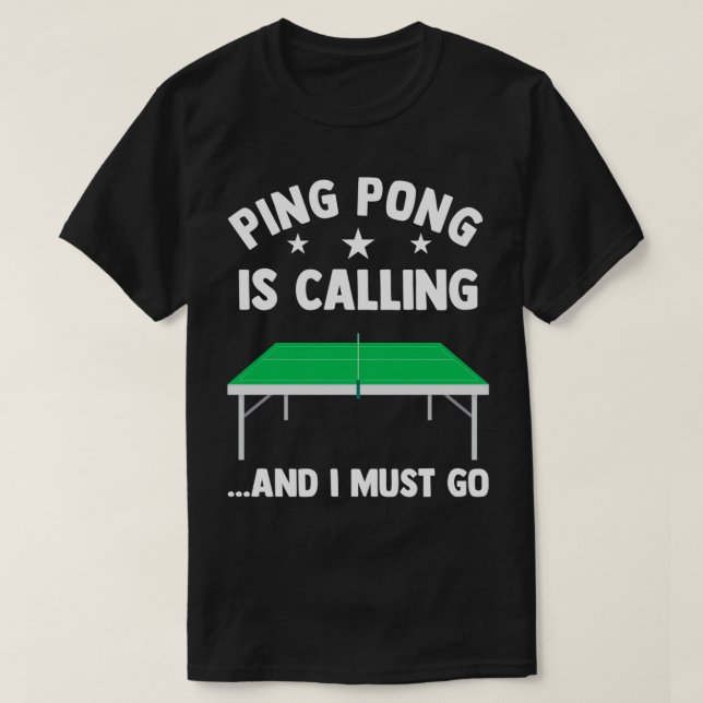 T-shirt Pingpong Table Tennis 3 (Design devant)