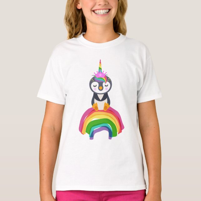 T-shirt Pinguim unicórnio (Devant)
