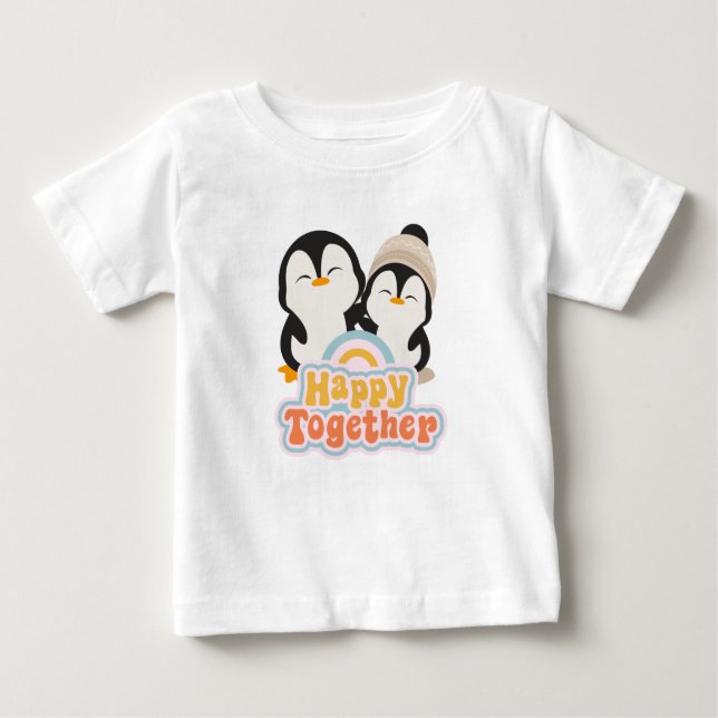 T-shirt pinguin Baby Fine Jersey (Devant)