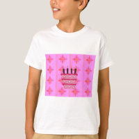 Pink Bird Cake Art Imprimer