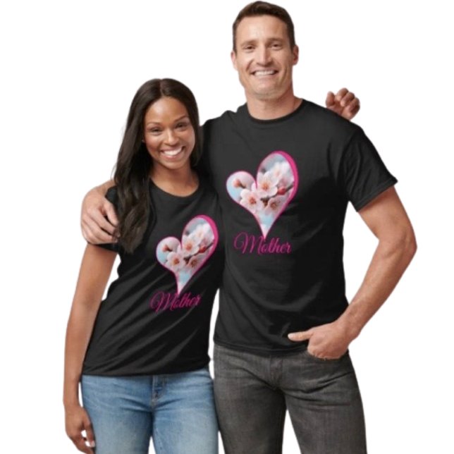 T-shirt Pink Blossom Magic  (Celebrate Mom with a tee he’ll love to wear—perfect for family photos and Mother’s Day fun.
)