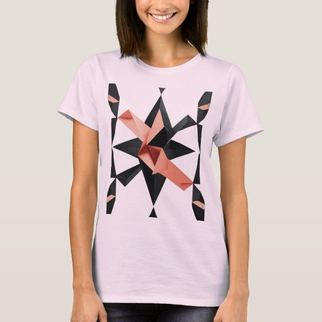 T-shirt Pink Fold Fusion (Devant)