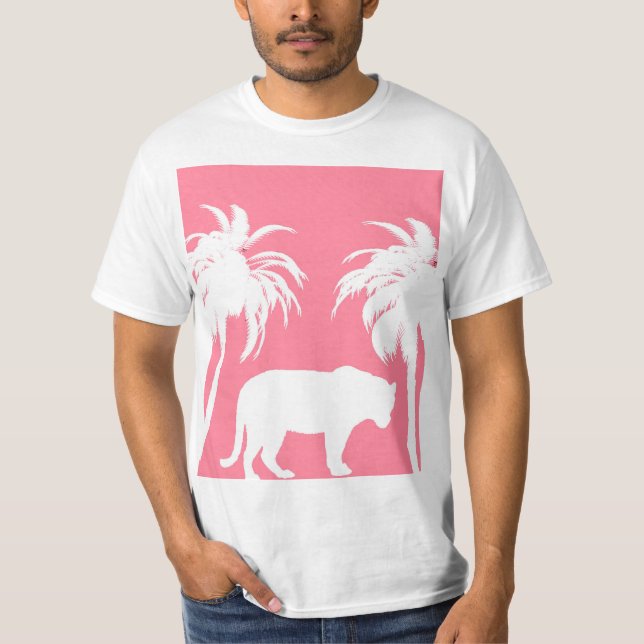 T-shirt Pink jungle (Devant)