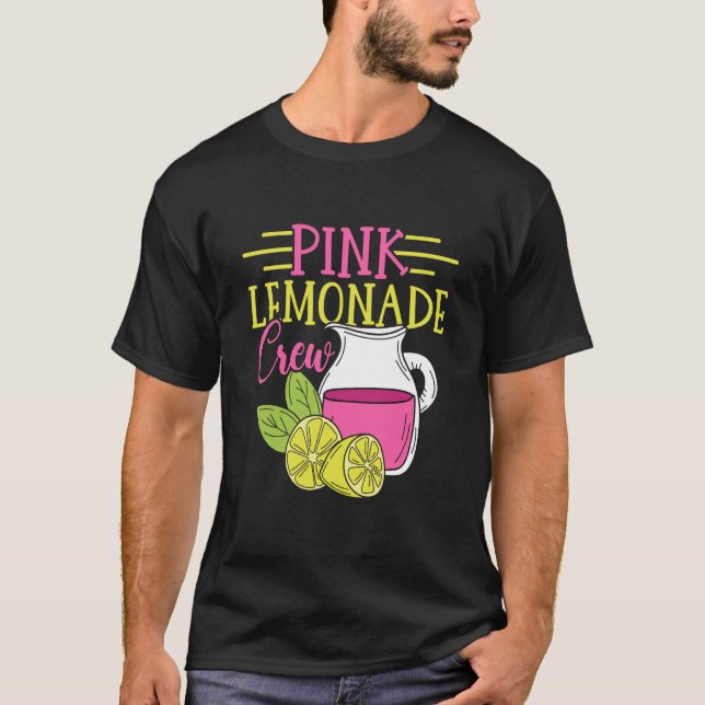 T-shirt Pink Lemonade Crew Lemon Juice Boss  3 (Devant)