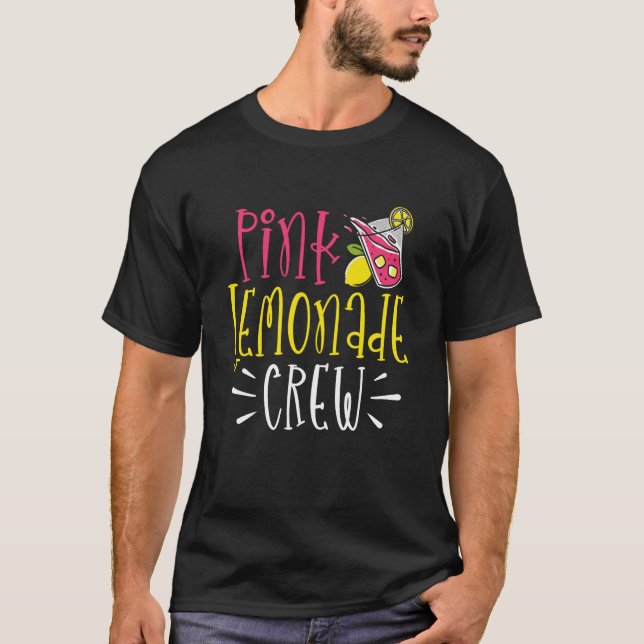 T-shirt Pink Lemonade Crew Lemon Juice Boss 4 (Devant)