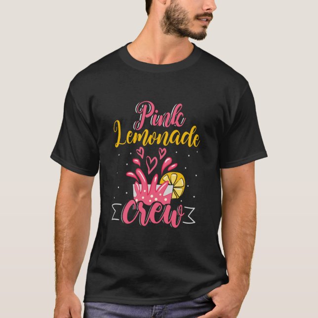 T-shirt Pink Lemonade Crew Lemon Juice Boss  8 (Devant)