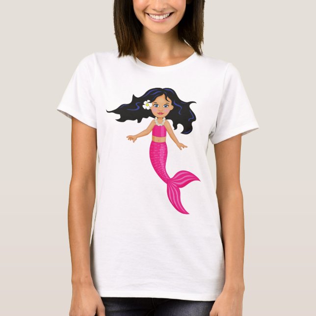 T-shirt Pink Mermaid (Devant)