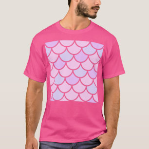 T-shirt Pink mermaid scales