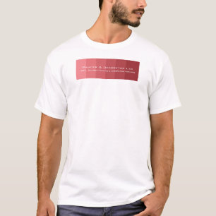T-shirt Pink Ombre Stripes, Peintre & Décorateur Advert