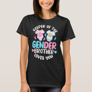 T-shirt Pink or Blue Brother Vous Aime Frère Genre