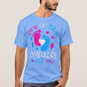 T-shirt Pink or Blue Compadre Aime You Baby Genre Revea