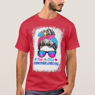 T-shirt Pink or Blue Godmère vous aime Messy Bun Genre