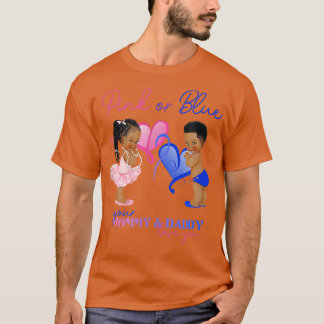 T-shirt Pink or Blue maman & papa Love You Genre Reveillez
