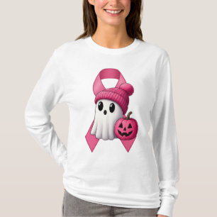 T-shirt Pink Ribbon Floral - Soutien pour le cancer du sei