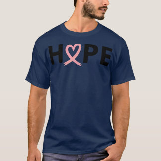 T-shirt Pink Ribbon Hope Breast Cancer Survivor 