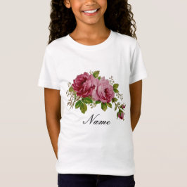 T-Shirt Pink Rose Elegance 