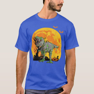 T-shirt Pink Spooky Halloween Monster Truck Pumkin Mummy