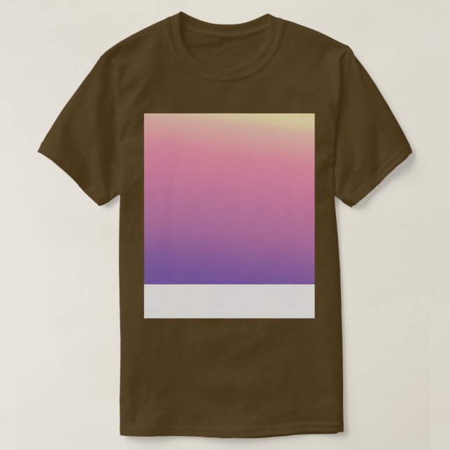 T-shirt Pink violet dégradé Motif Fondu (Design devant)