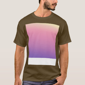 T-shirt Pink violet dégradé Motif Fondu