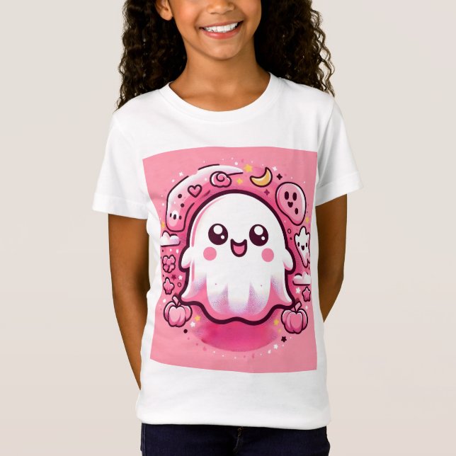 👻 🎀 T-shirt Pinkoween pour filles ! 🎀 👻 (Devant)