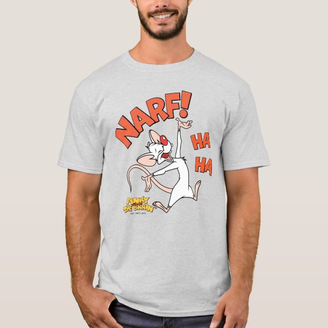 T-shirt Pinky et le cerveau | Pinky "Narf !" (Devant)